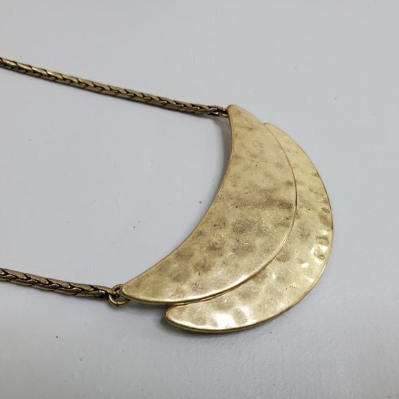 Lucky Brand Necklace Hammered Boho Statement Triba‎ - Picture 2 of 7